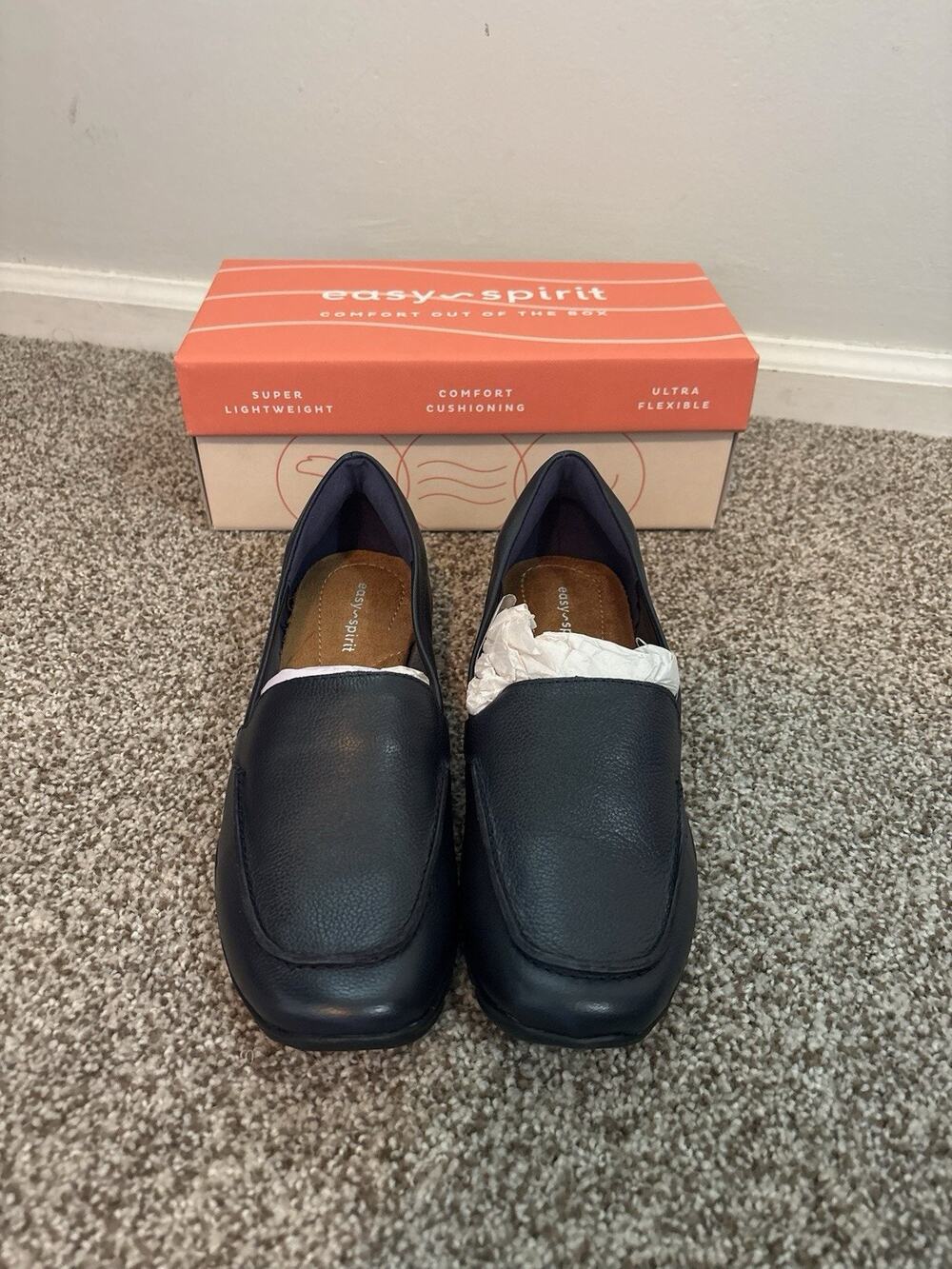 Easy Spirit Loafers Leather for Women, Size 8M, New in Box